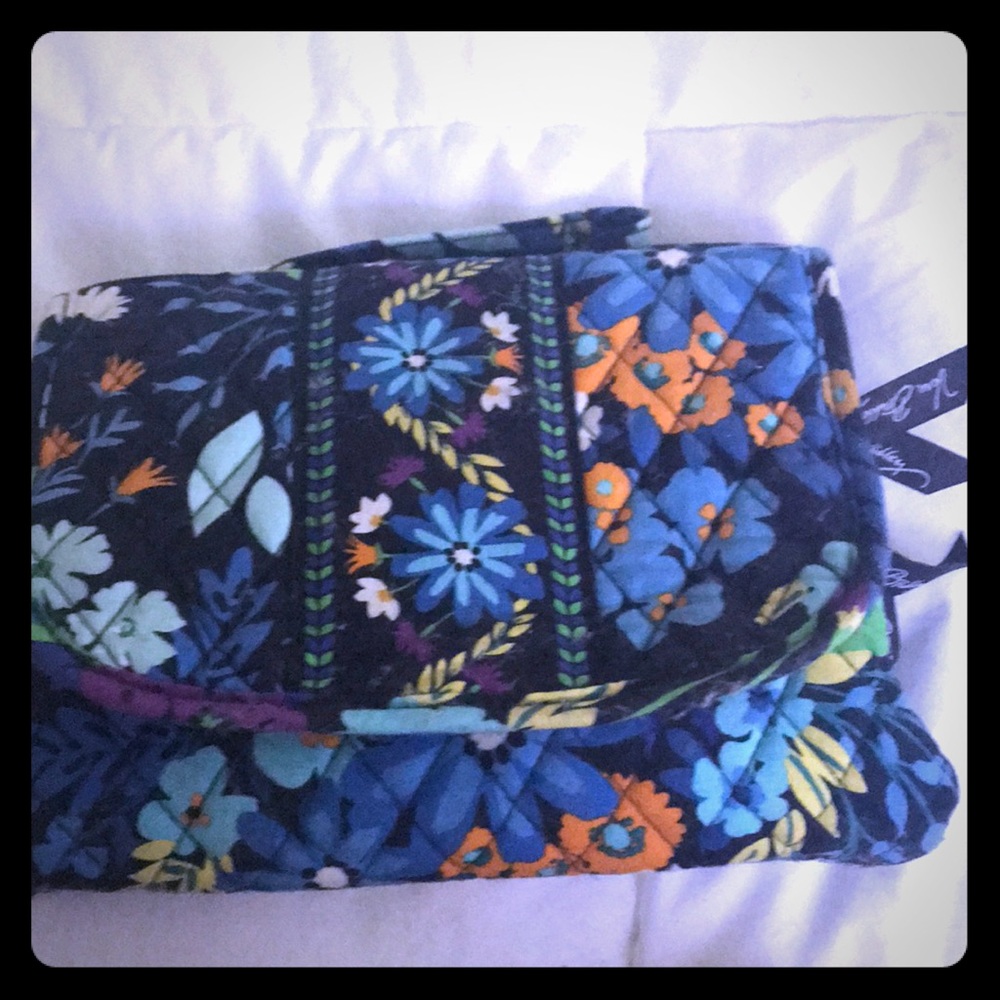 Vera Bradley tri-fold cosmetic bag